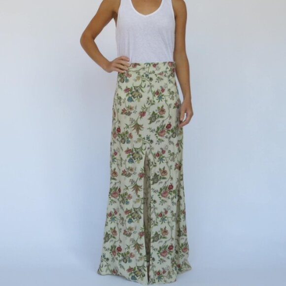 For Love & Lemons Women's Floral High Waisted Maxi Skirt Size Small - Picture 1 of 10